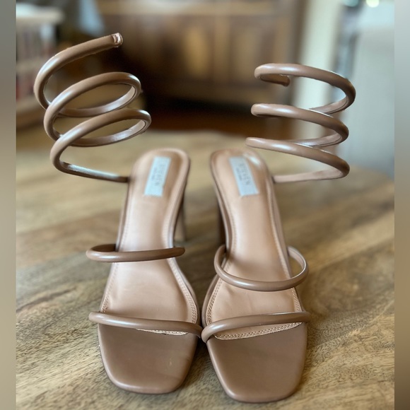 Womens Steve New York Heels Size 9 Wrap Around Ankle - Picture 9 of 9